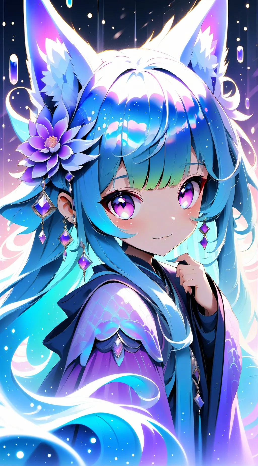 ai character: Azuretime🔥 background