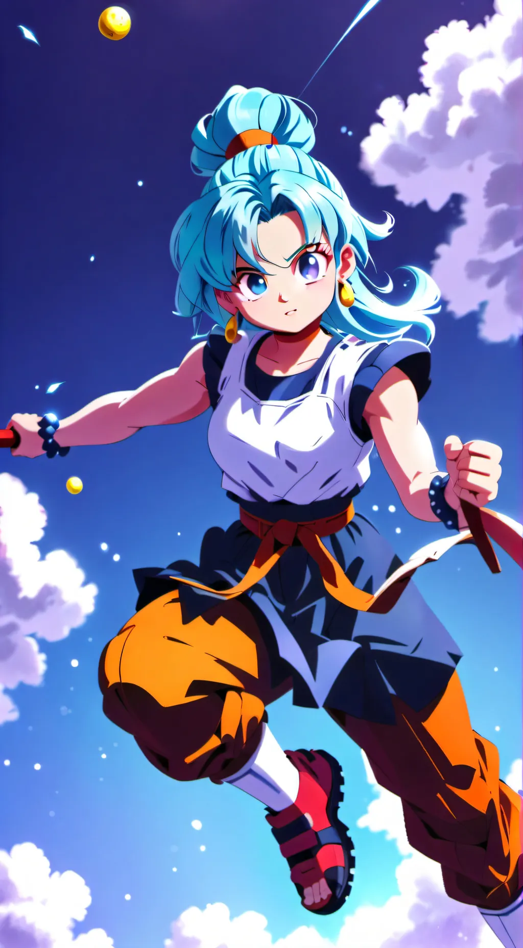 ai character: Novia fan de DBS background