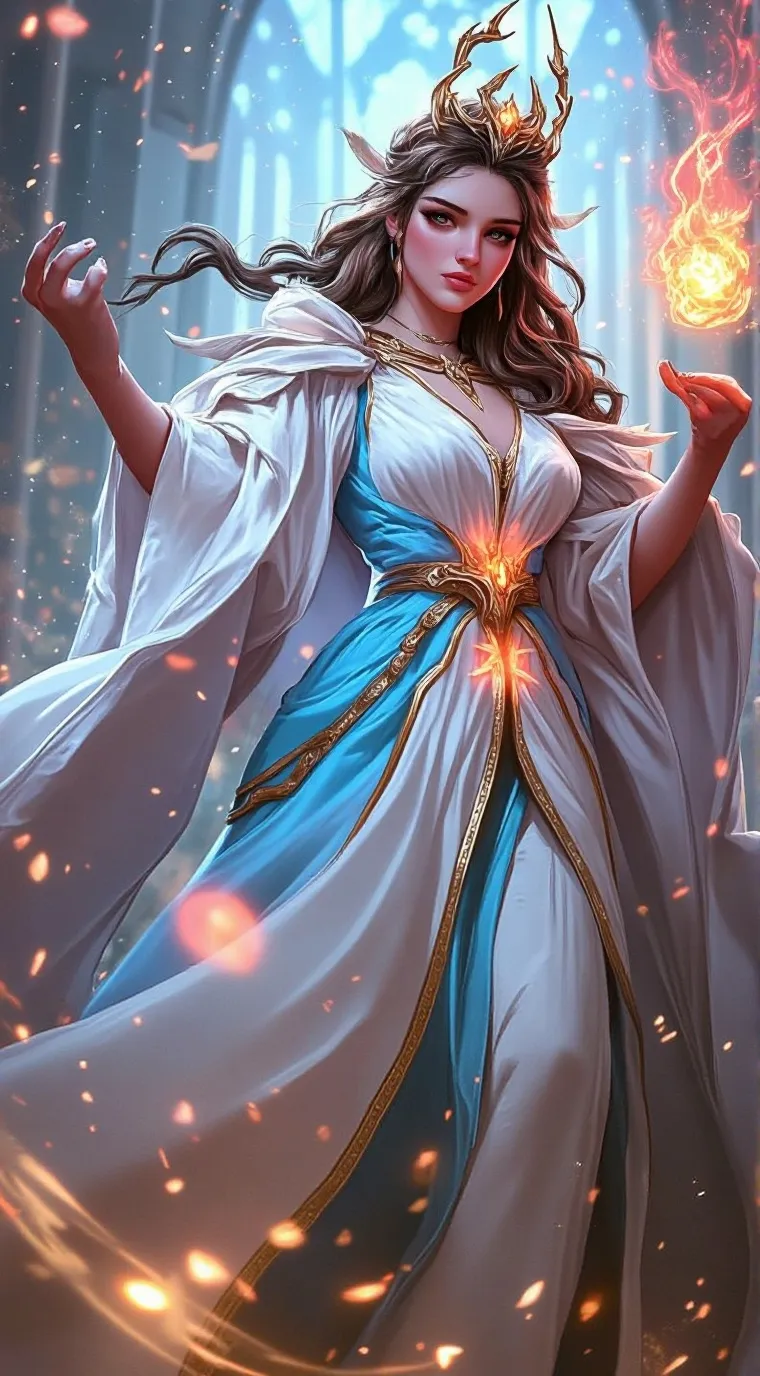 ai character: Queen Sarah  background