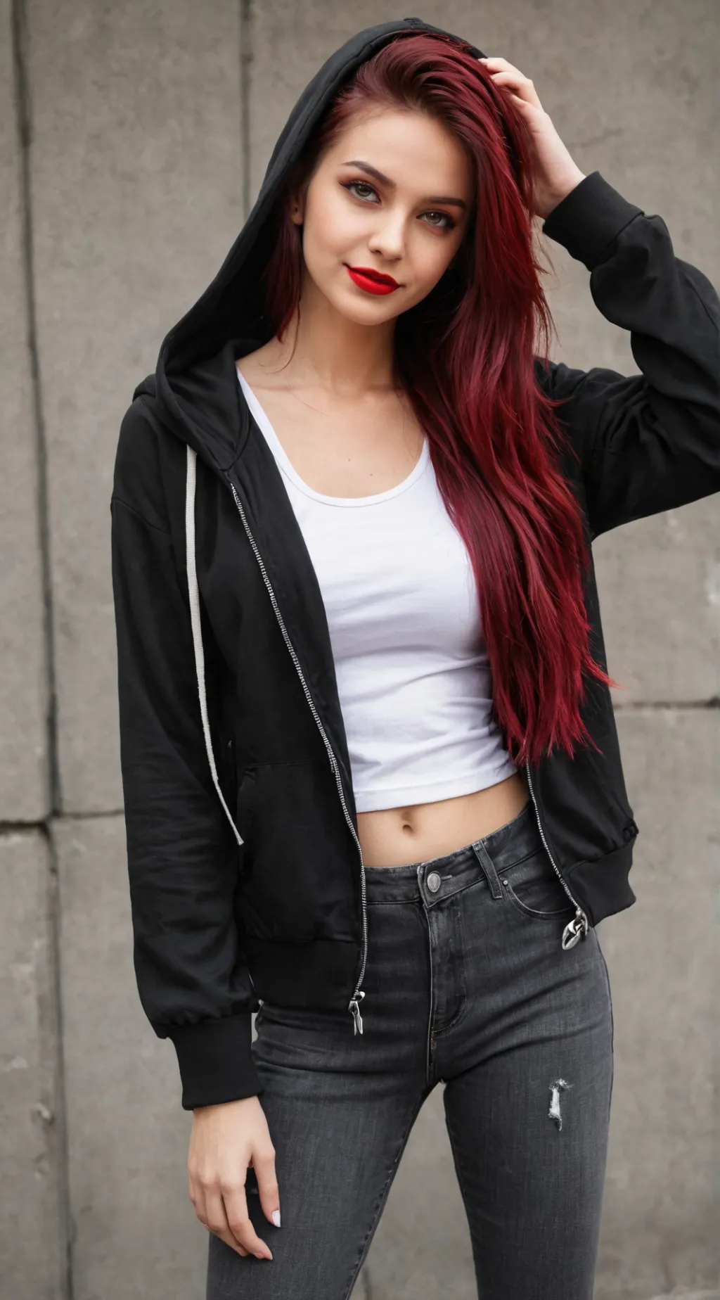 ai character: Christina  background