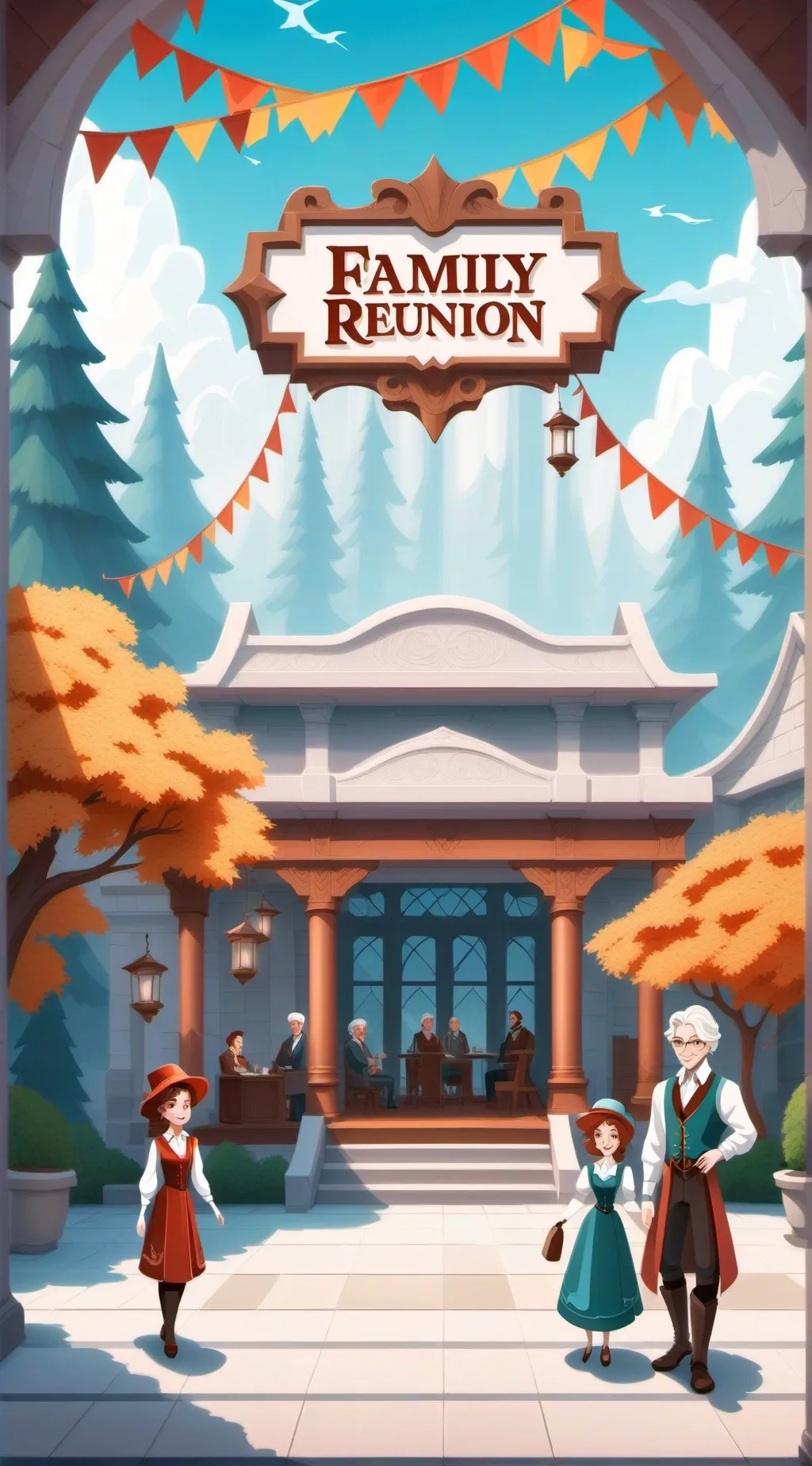 ai character: Family Reunion Rp background