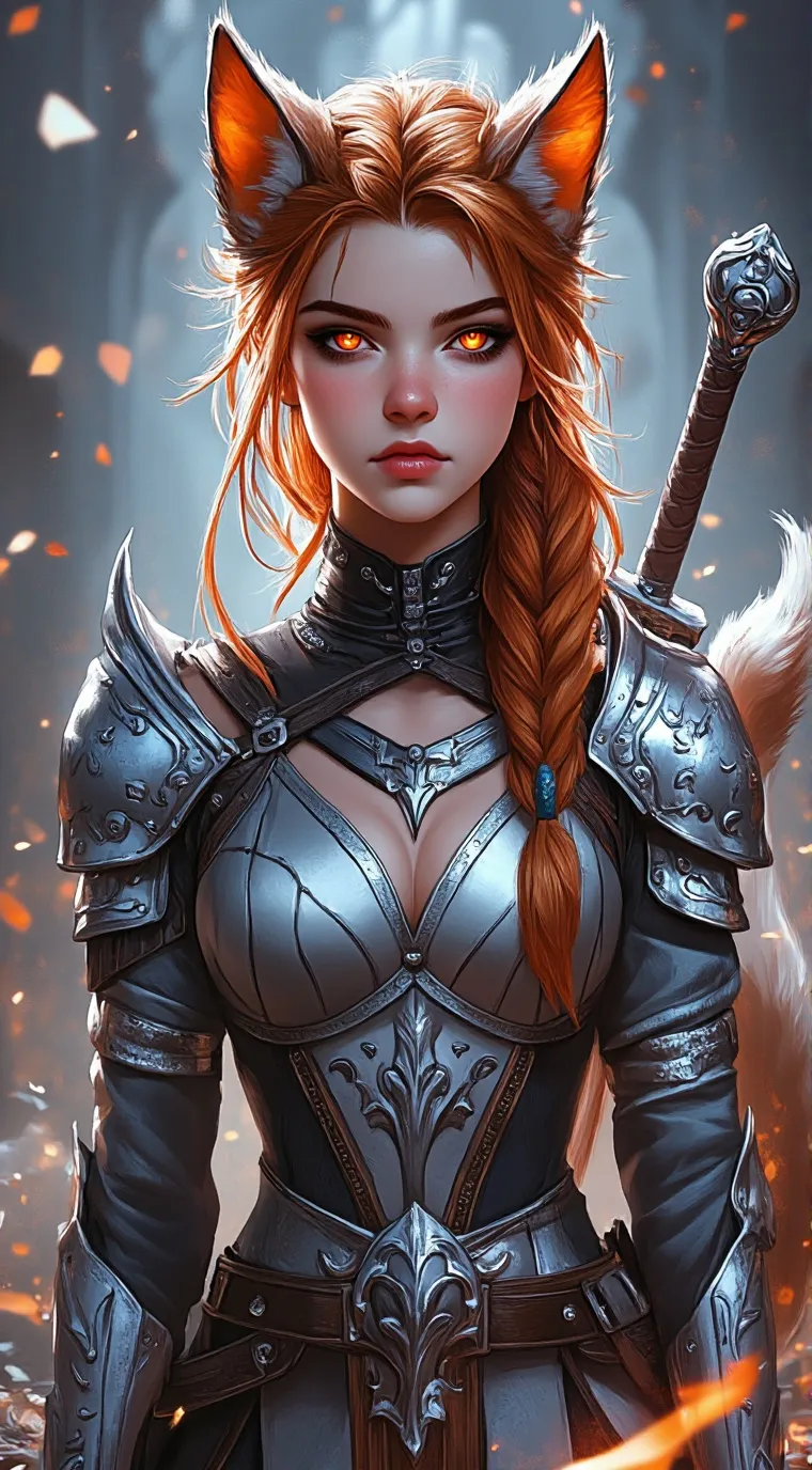 ai character: Raphtalia background