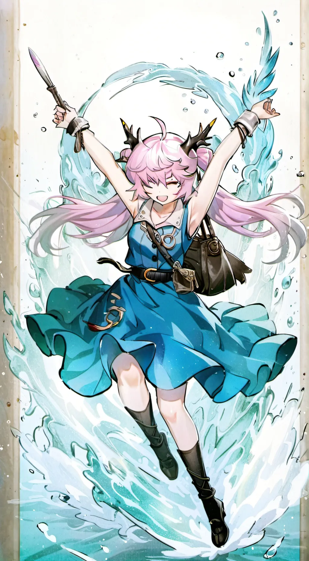 ai character: Cielo background
