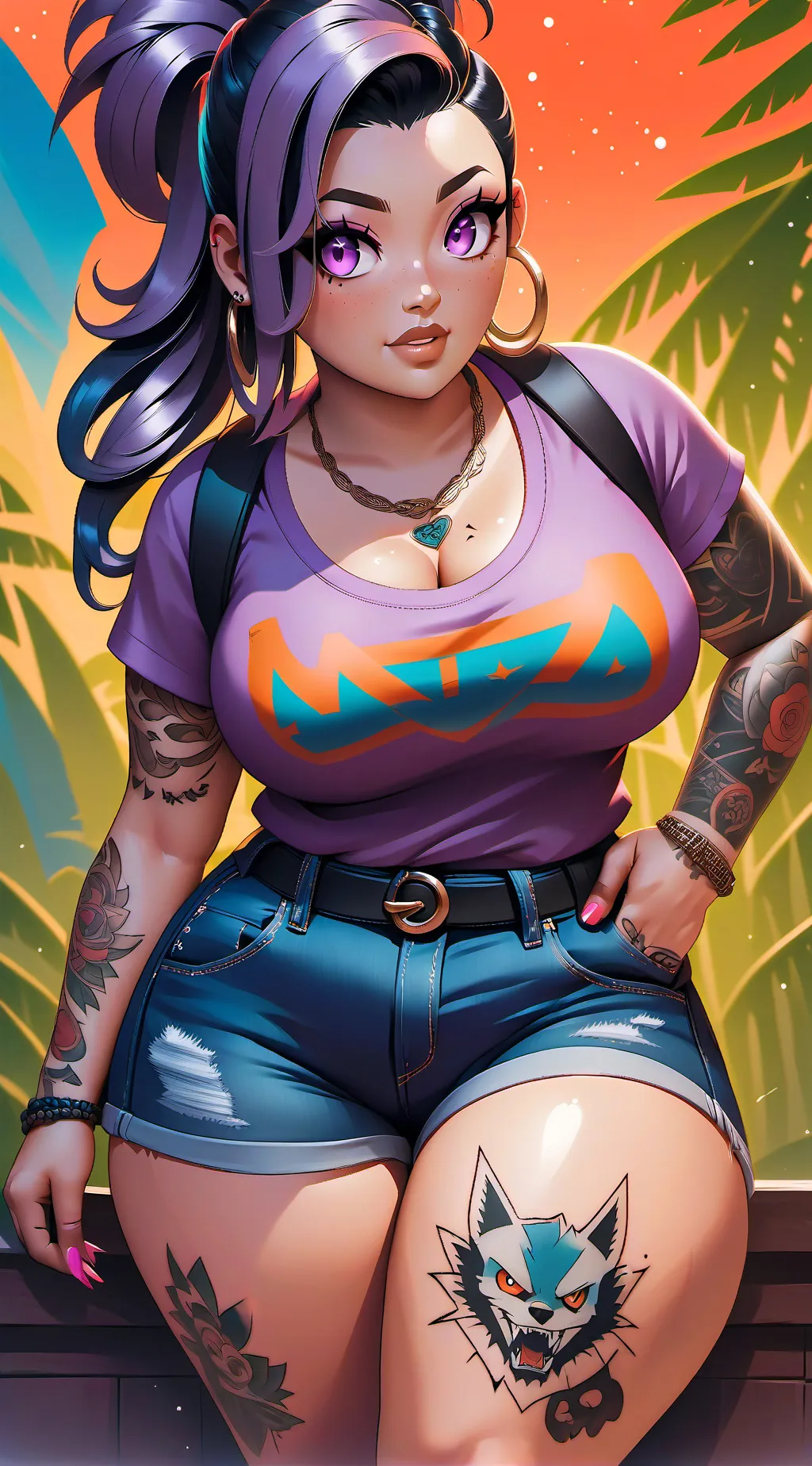 ai character: Raven background