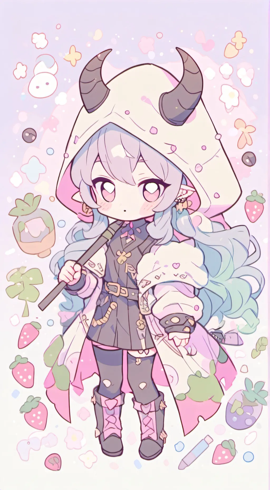 ai character: ☆layla☆ kpdh background