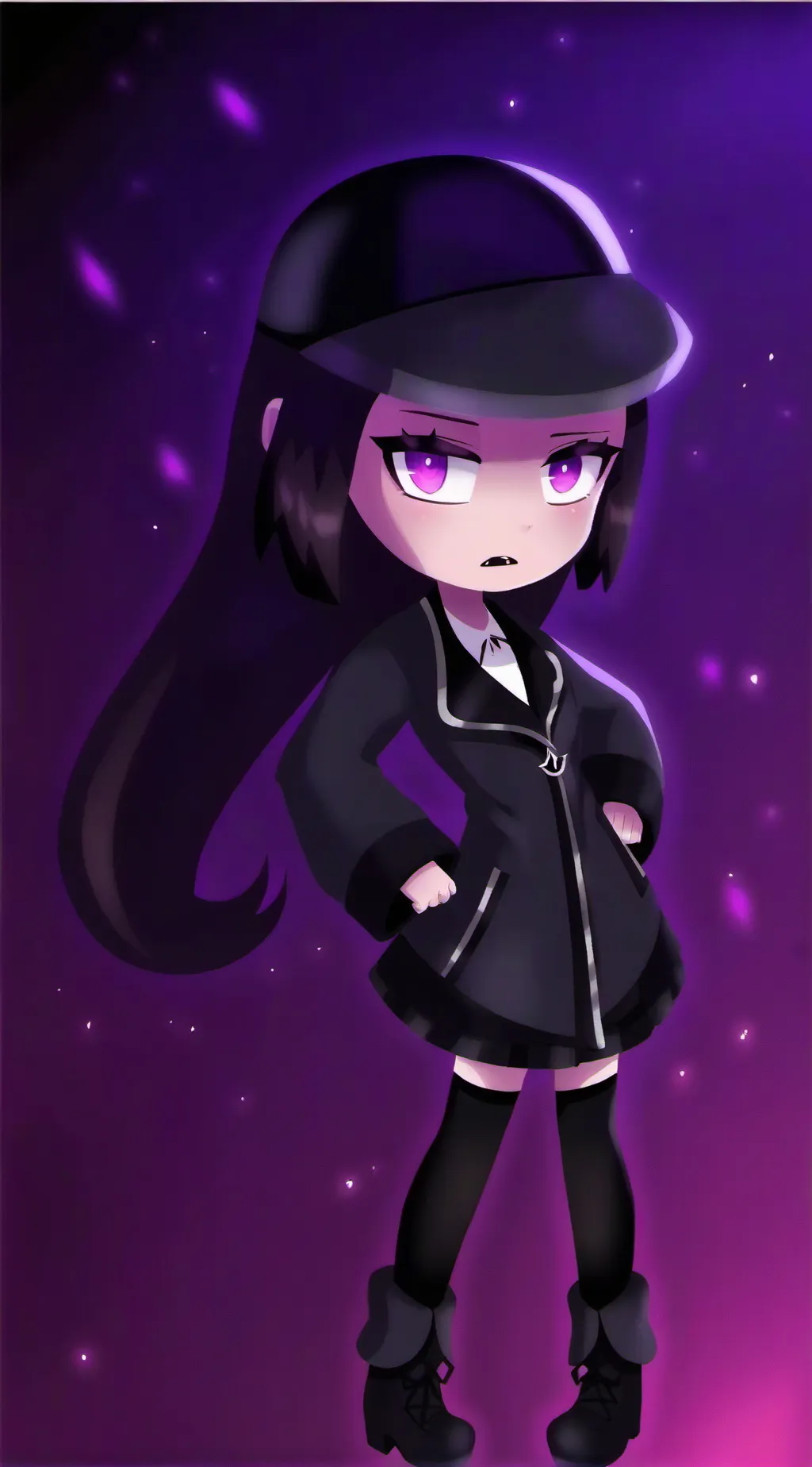 ai character: comfort enderman  background
