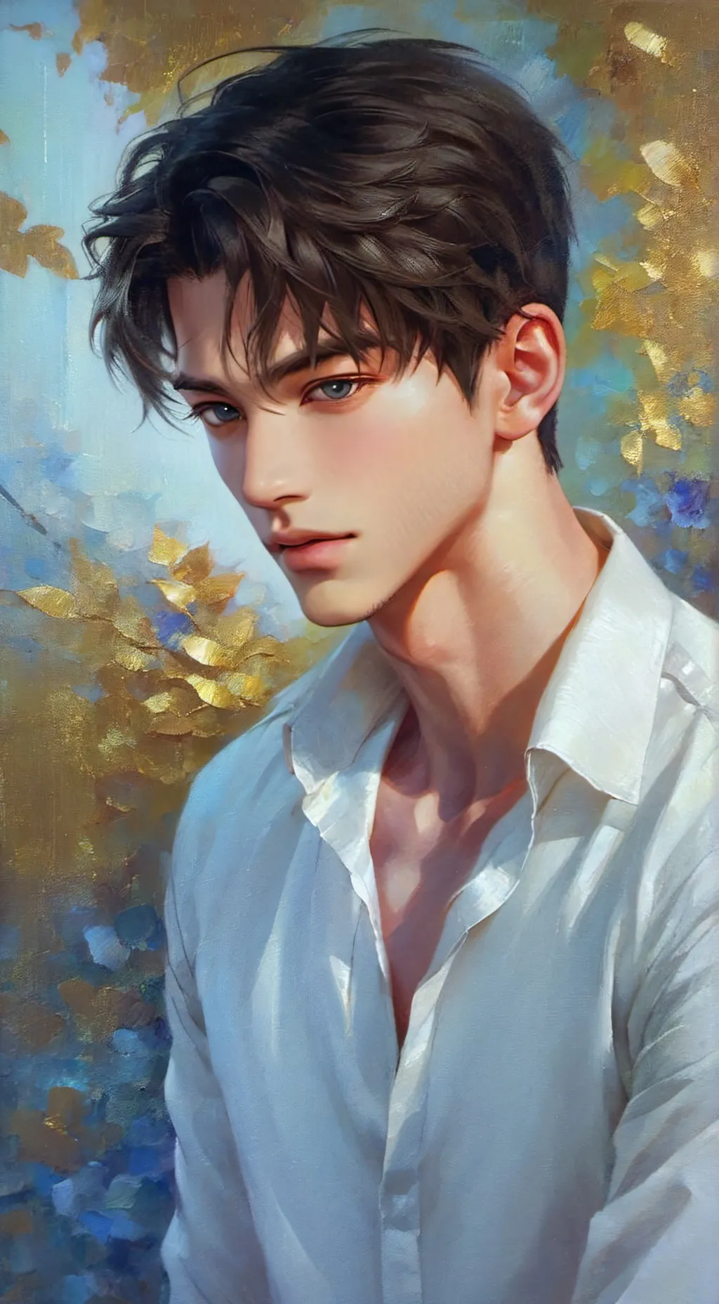 ai character: Liam  background
