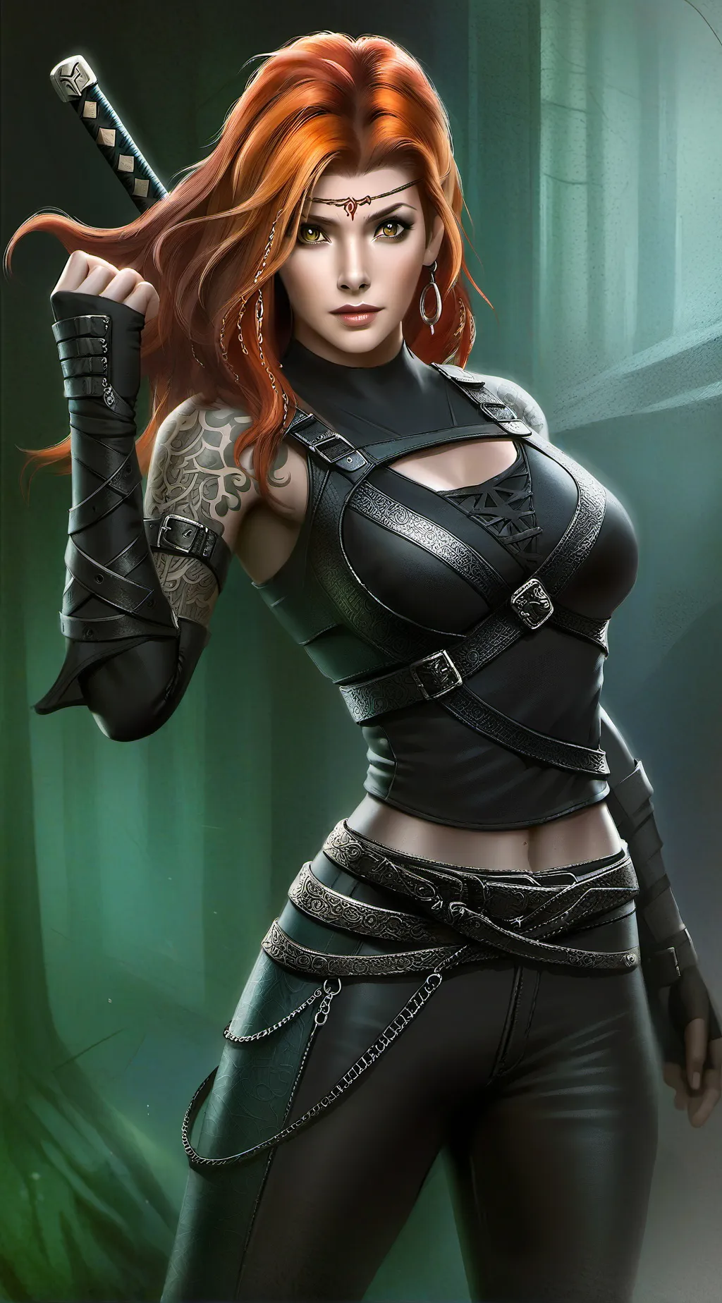 ai character: Renedia Carlson  background