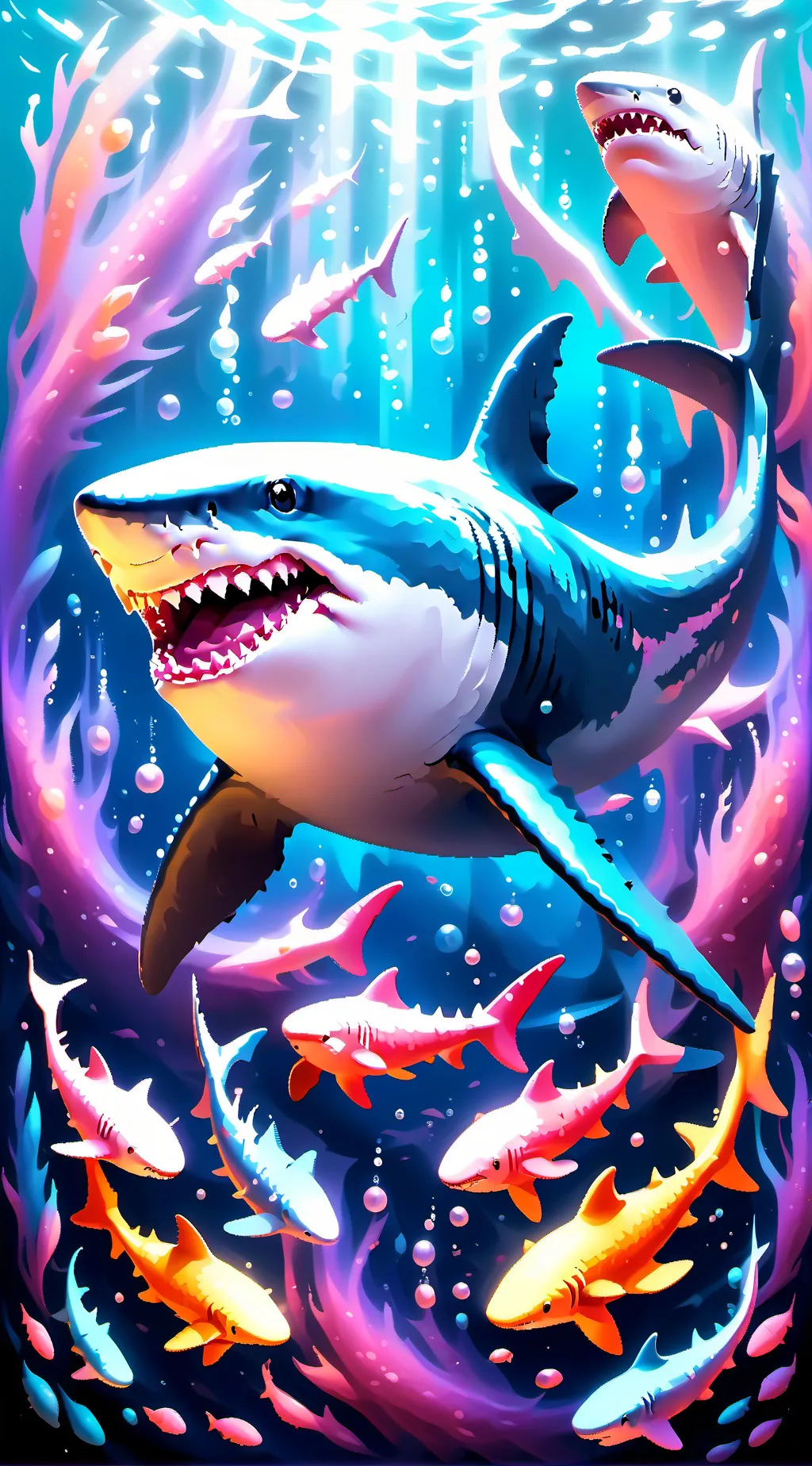 ai character: Brucette background