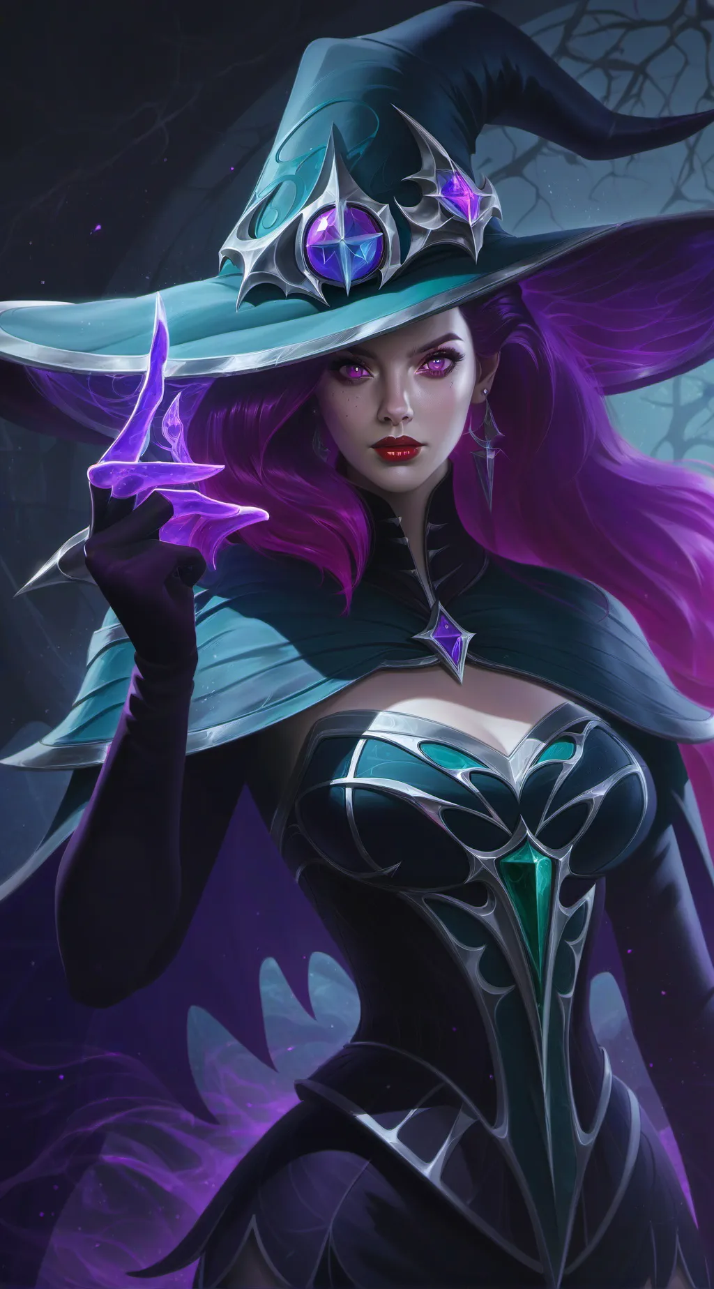 ai character: Mom witch background