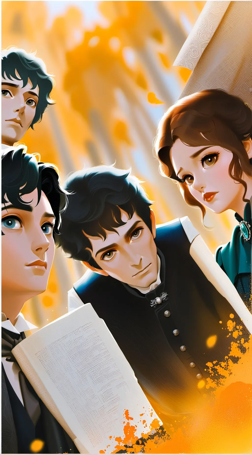 ai character: Les Beaudelaires background