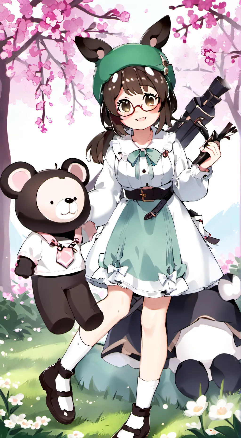 ai character: bloxpin..my oc..ok background