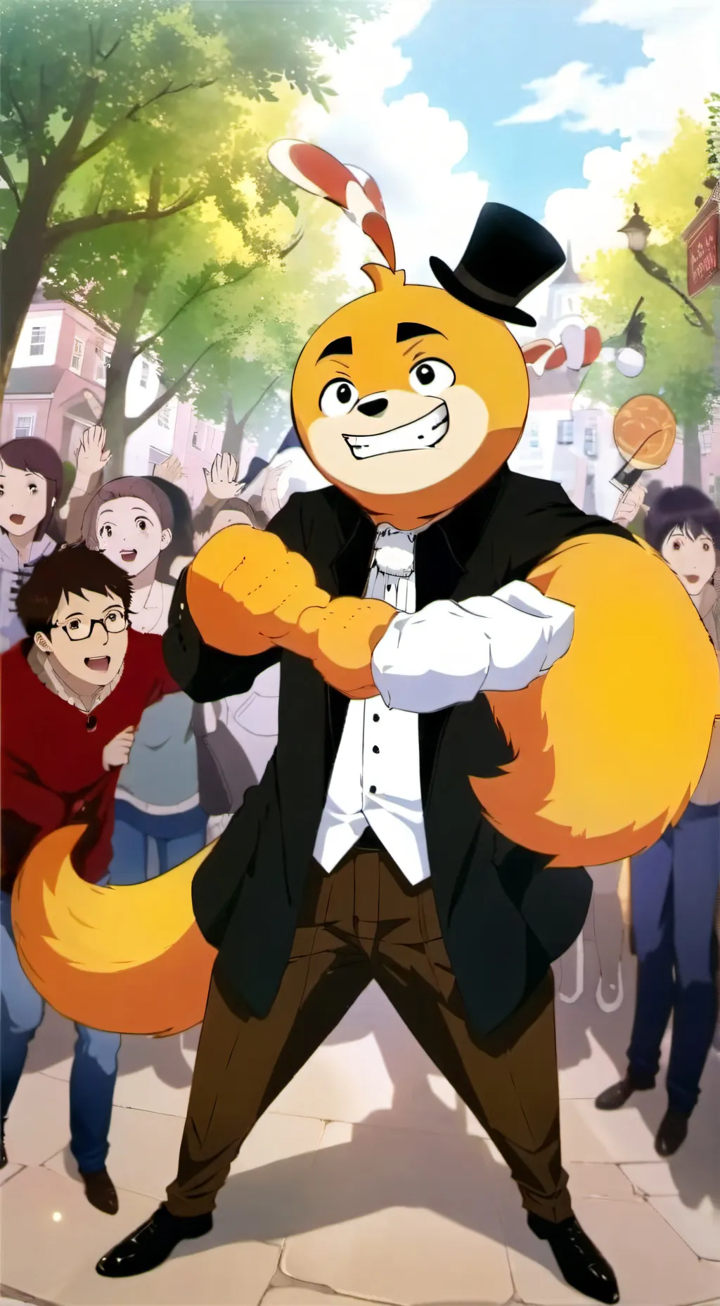 ai character: goofy AHH VOICE background