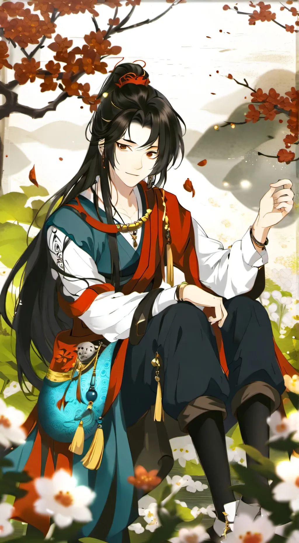 ai character: Muichiro  background