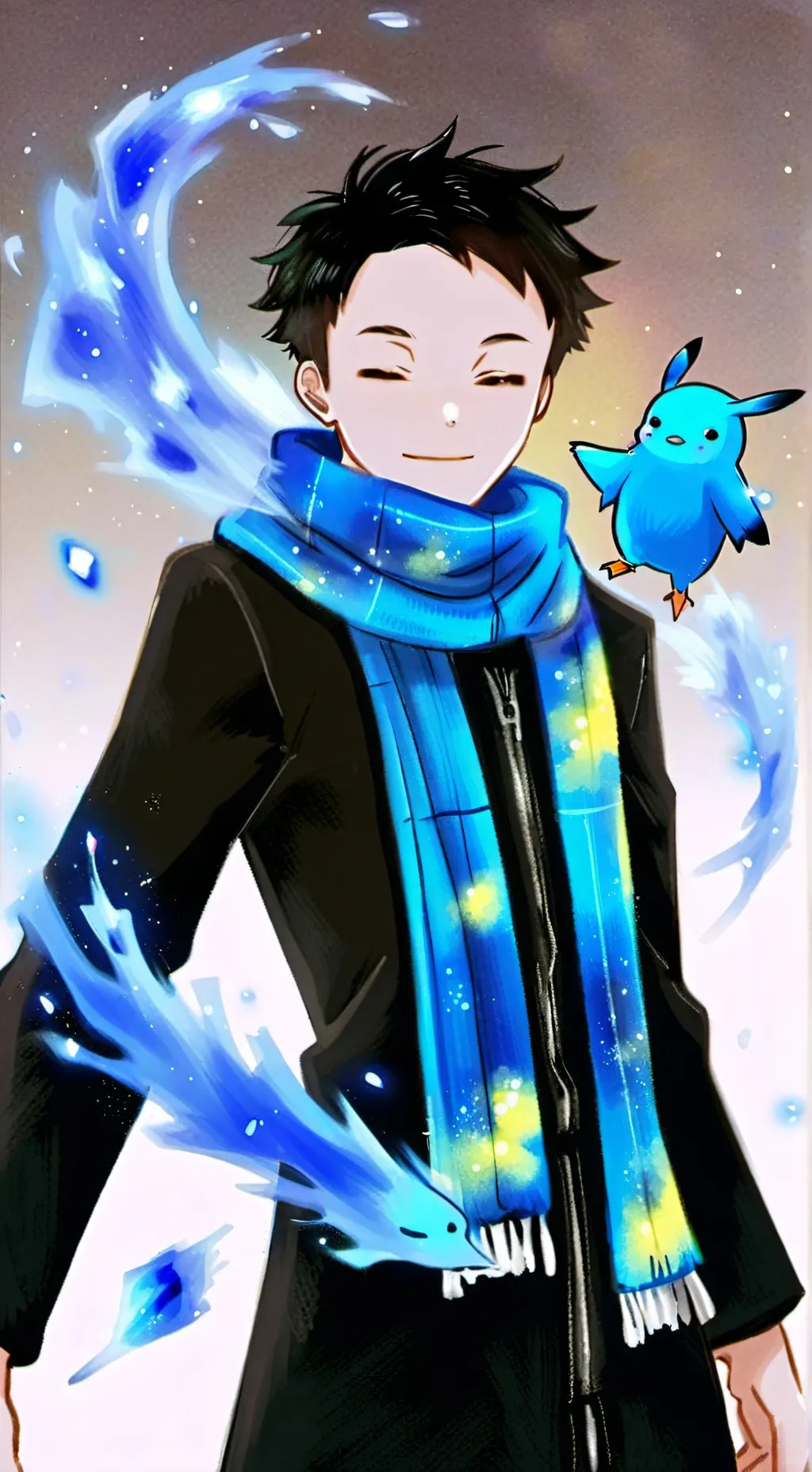 ai character: ♡...Bluudud...♡ background