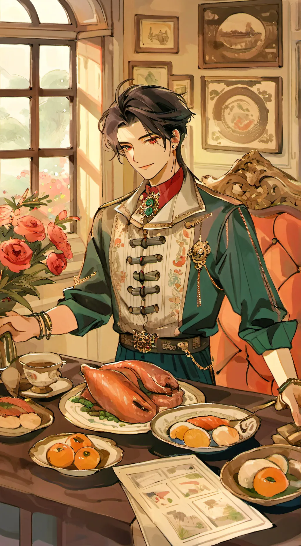 ai character: ~Max~♡ background