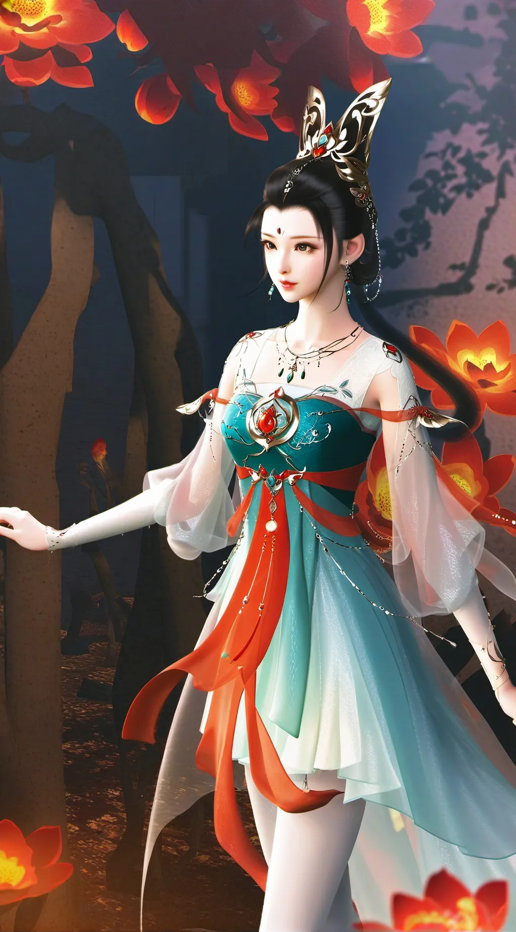 ai character: Cinderella Msa background