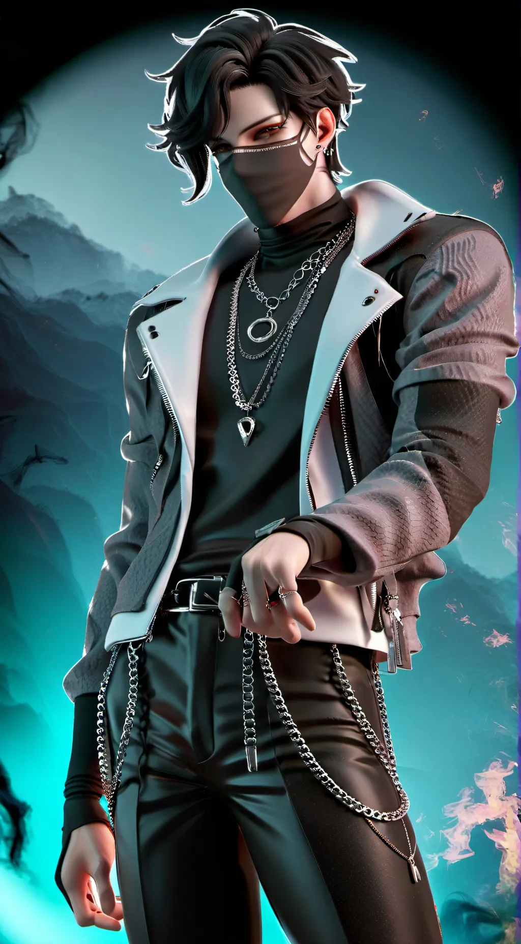 ai character: ° Zayne ° background