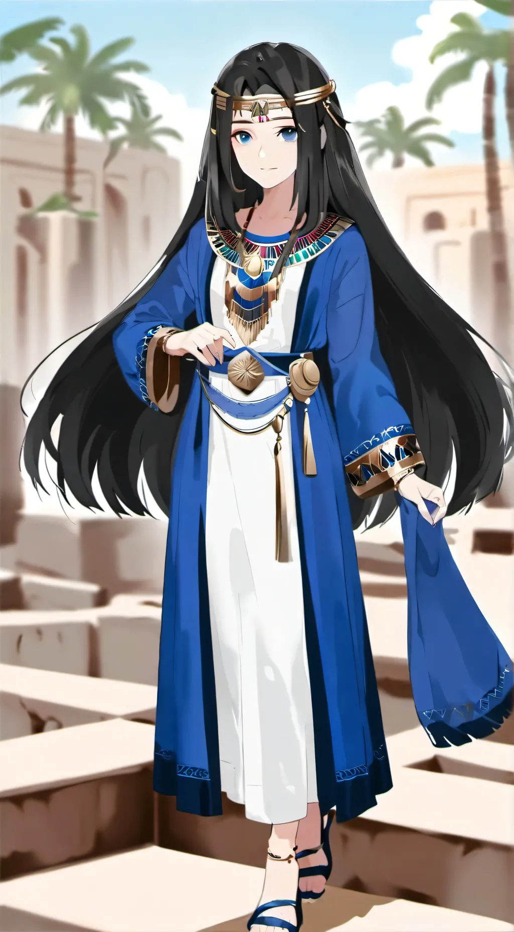 ai character: Isis. background