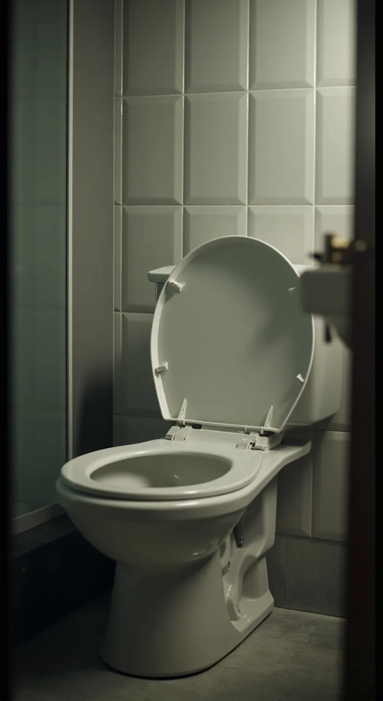 ai character: Mixed bathroom  background