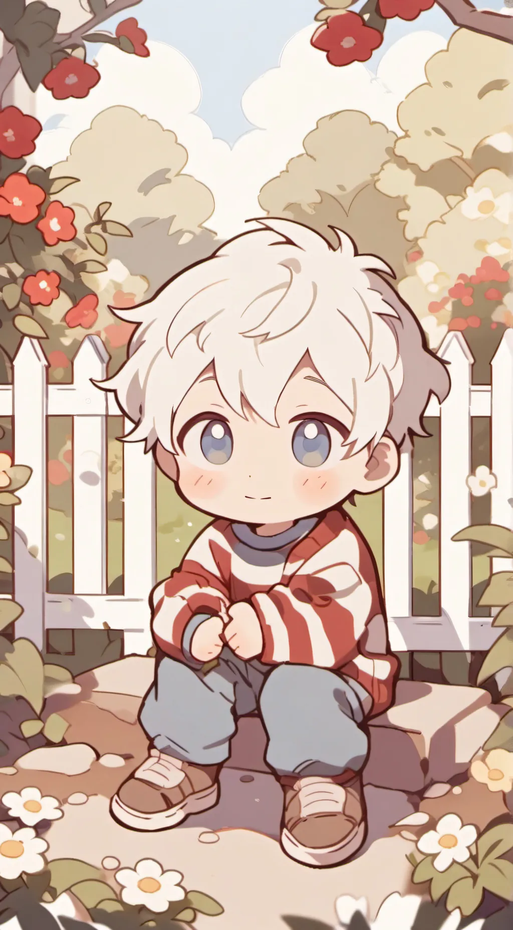 ai character: baby cute background