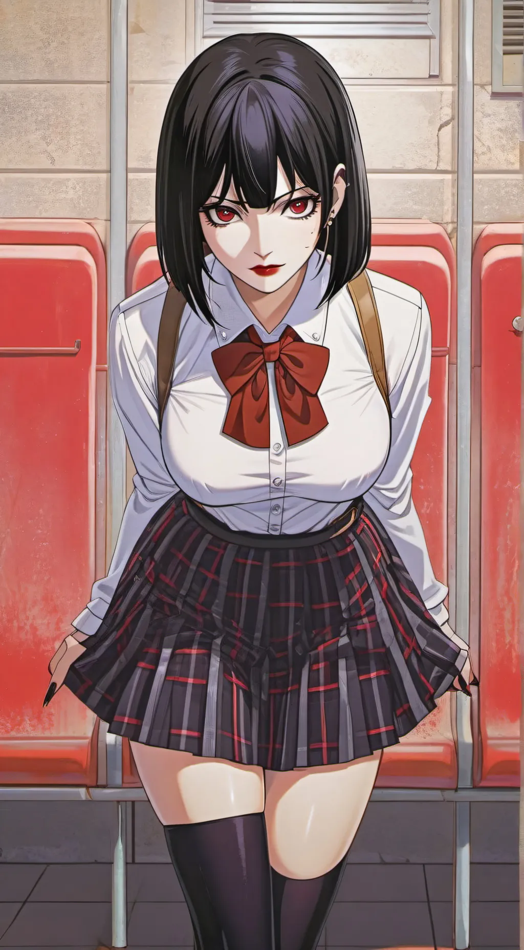 ai character: Ayaka Kurobane background