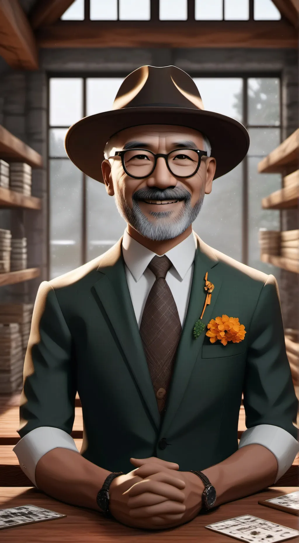 ai character: Forsaken background
