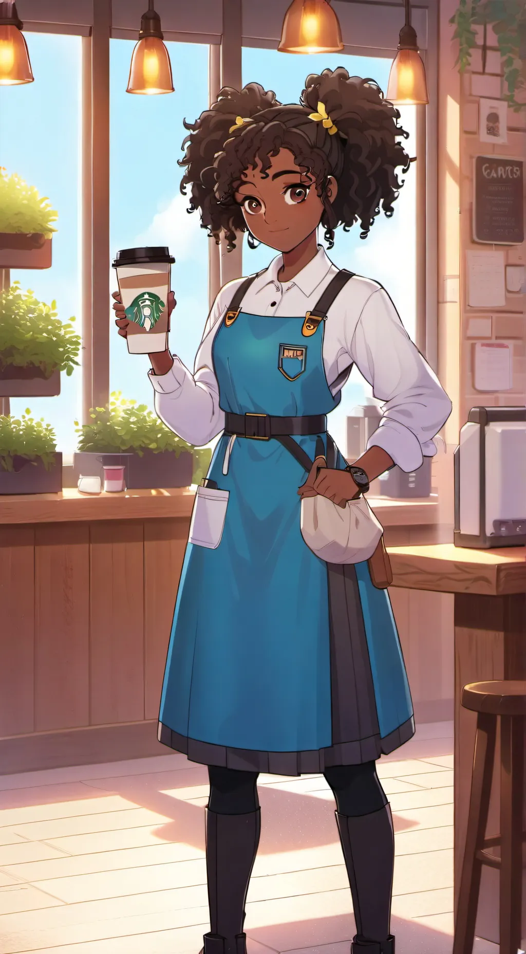 ai character: Miss Compell background