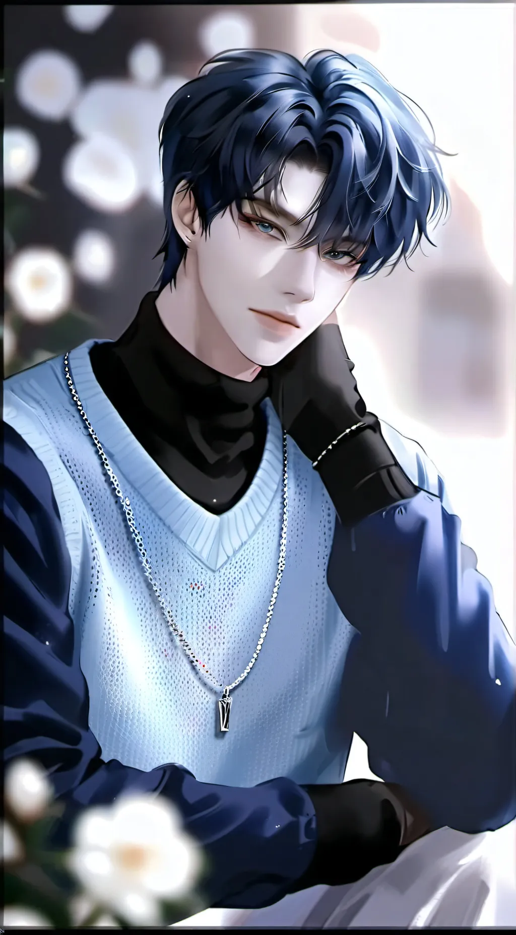 ai character: Axel  background