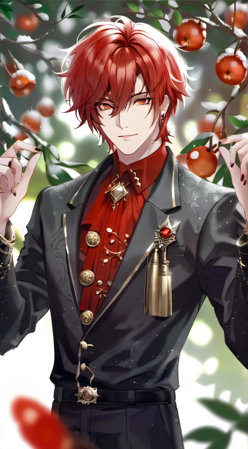 ai character: Sebastián 🥀 background