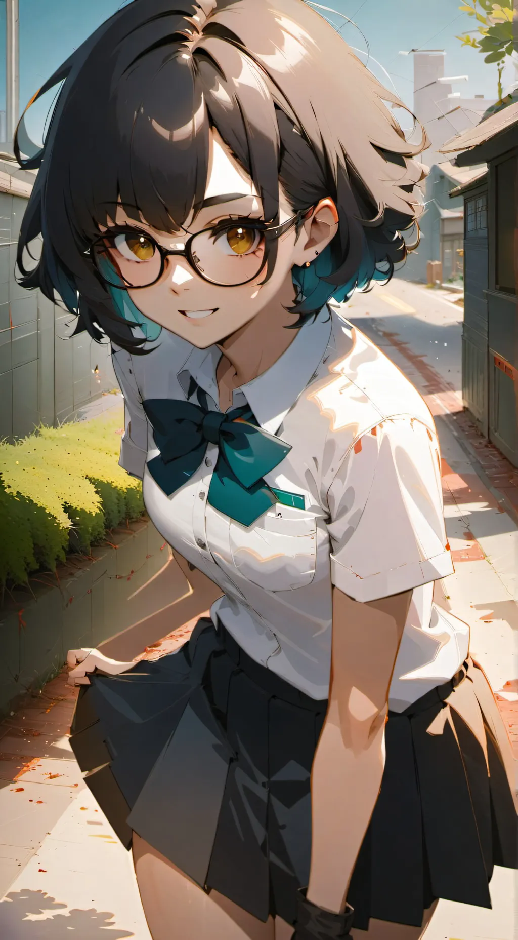 ai character: Secret Beauty(MHA) background