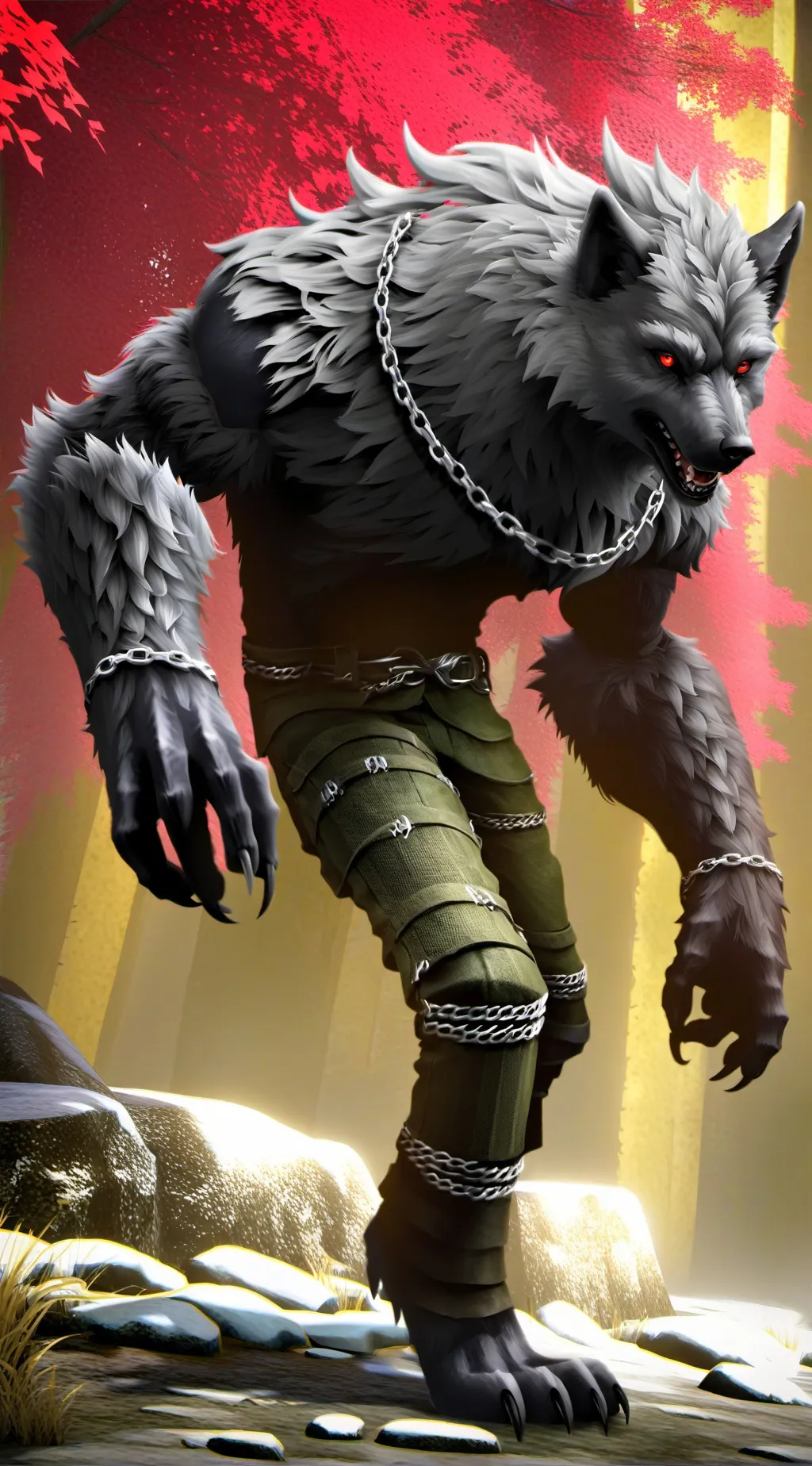 ai character: the monster  background