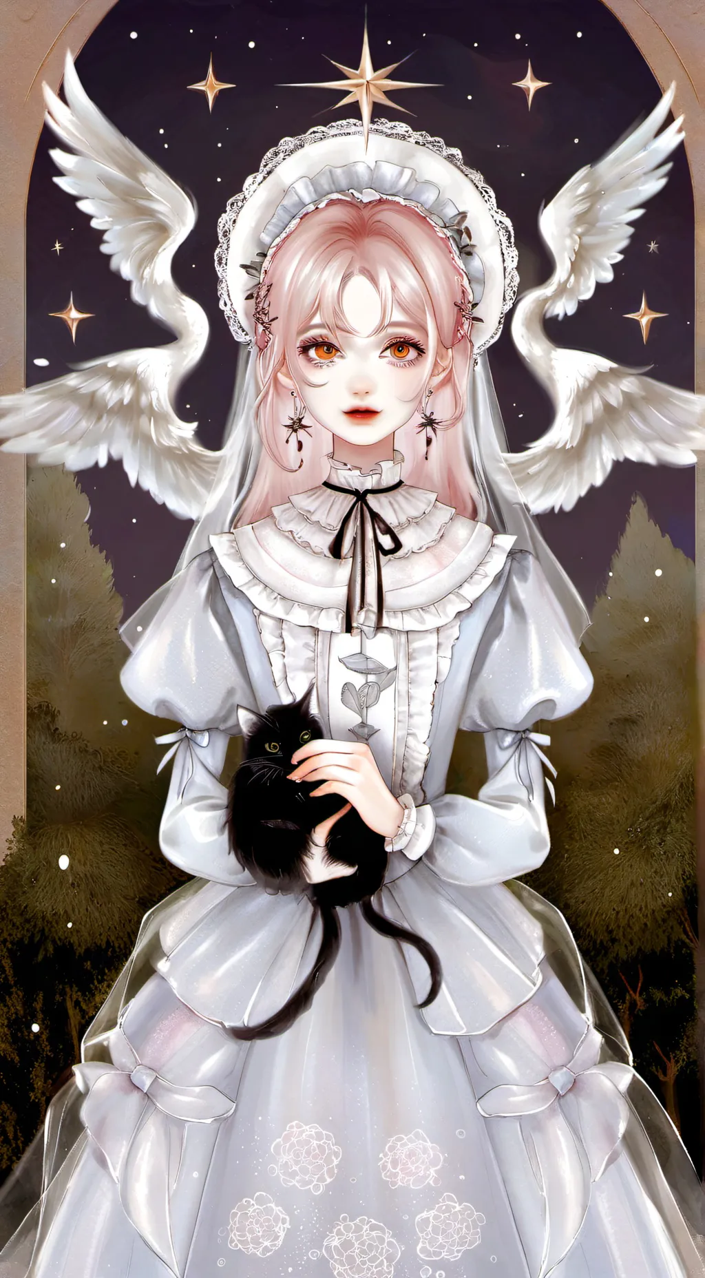 ai character: Ava  background