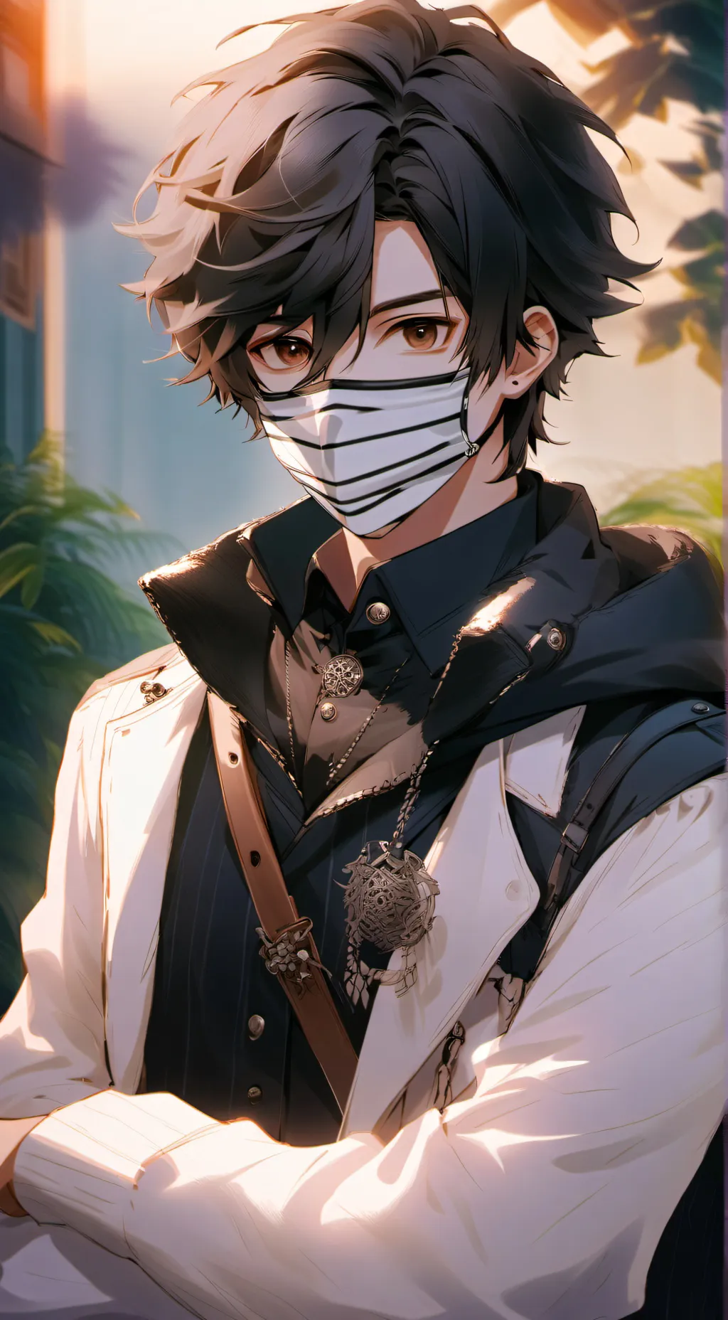ai character: Obanai Iguro background
