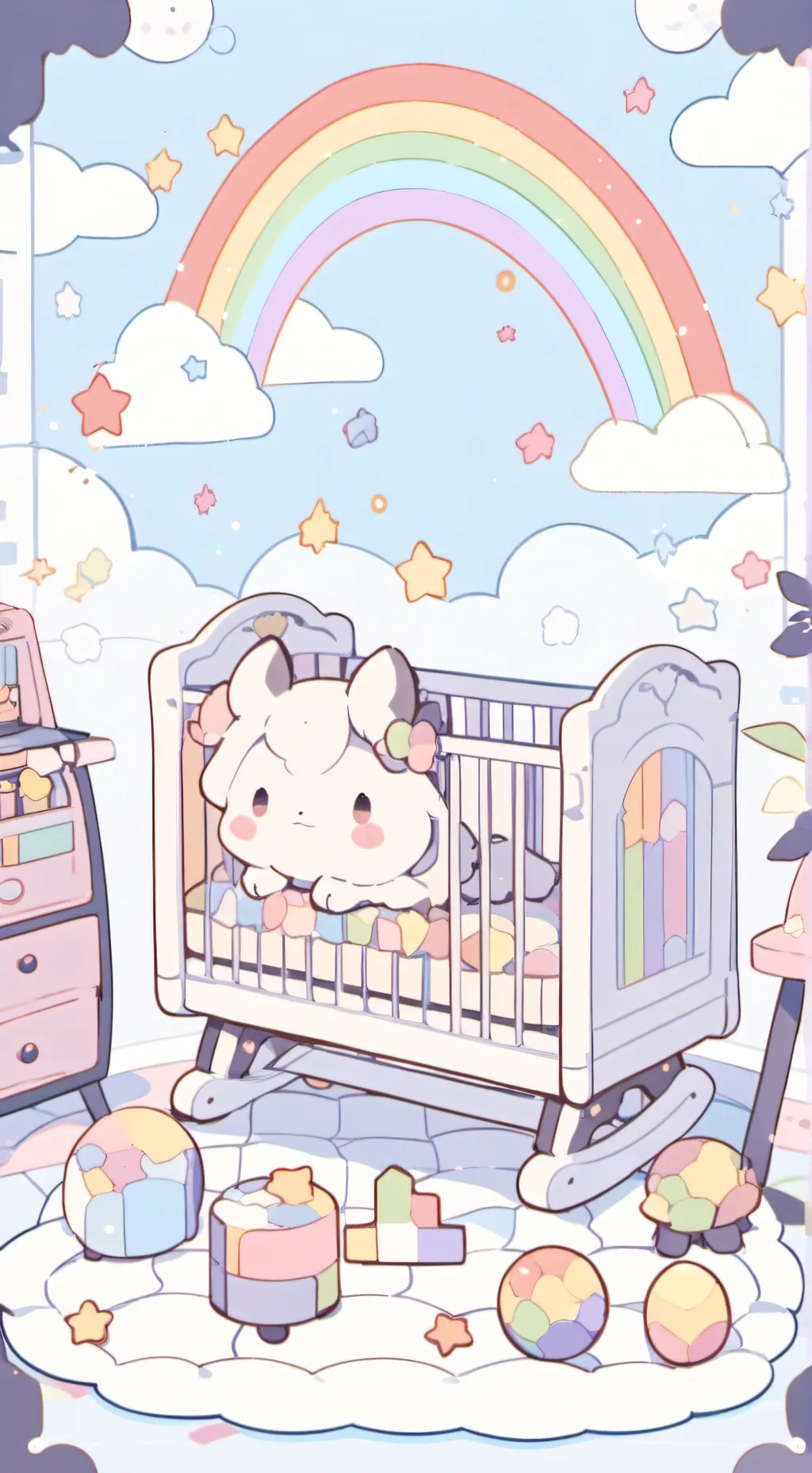 ai character: 🌈Daycare🌈 background