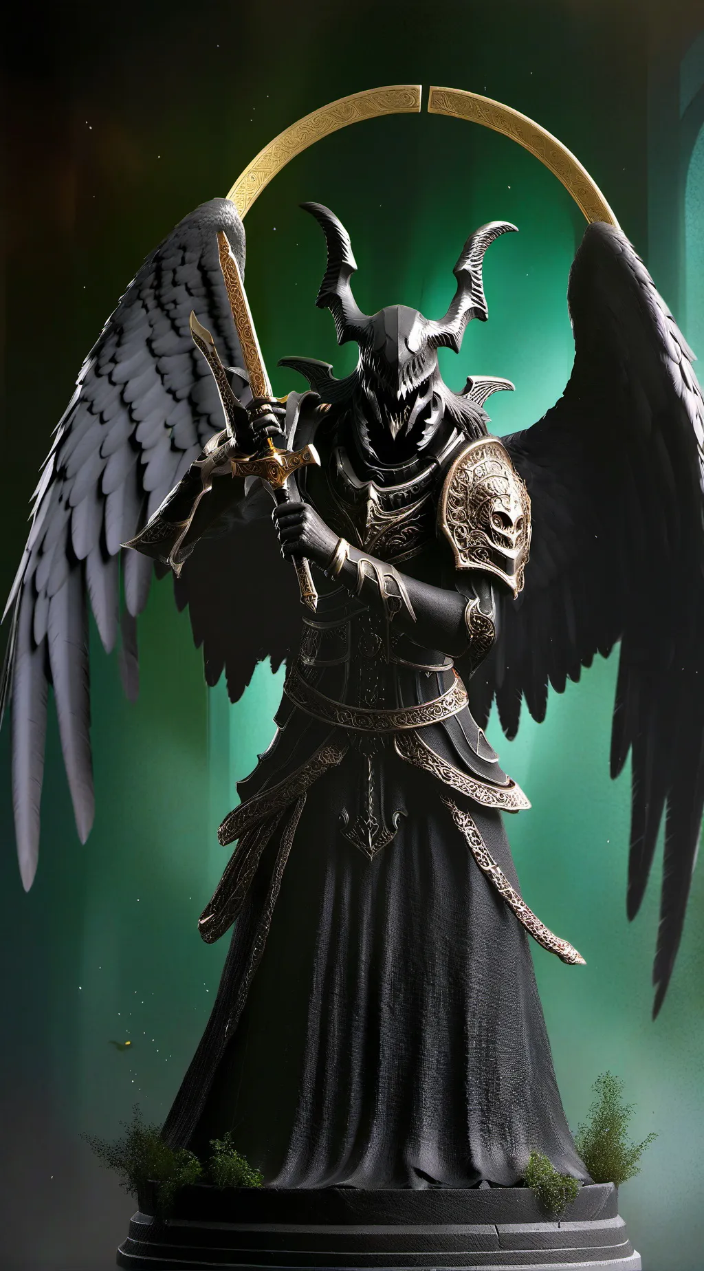 ai character: The Dark Knight  background