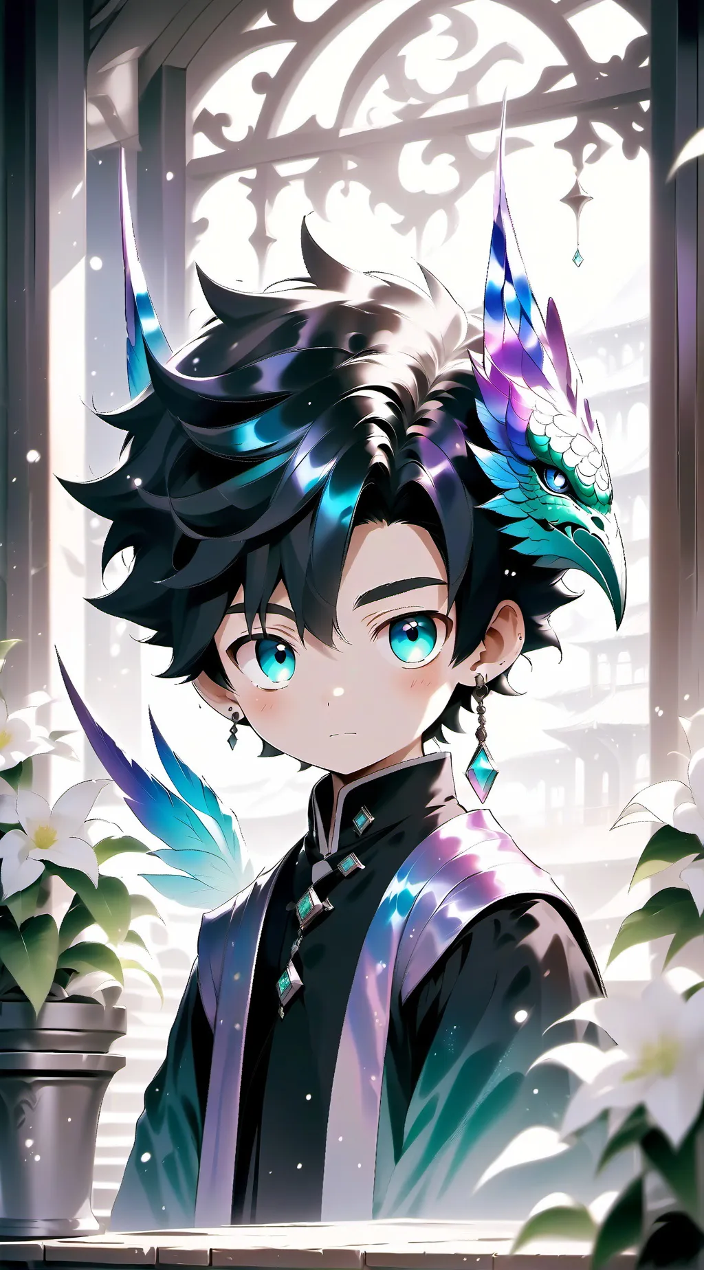 ai character: Mha sleepover background