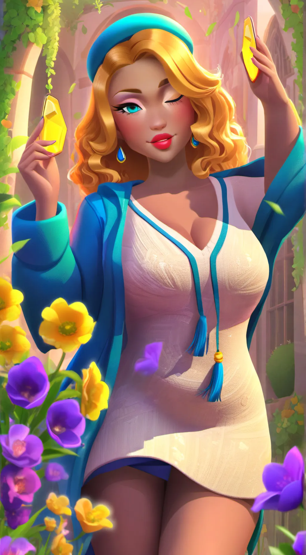 ai character: Lizzy  background