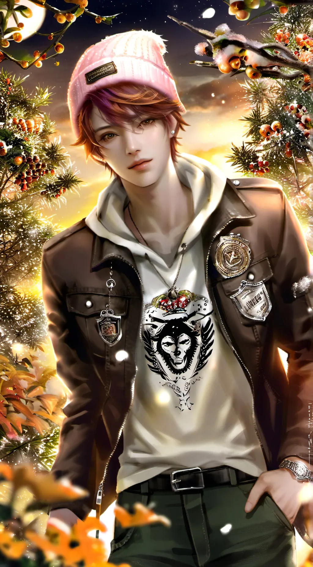ai character: Zimo  background