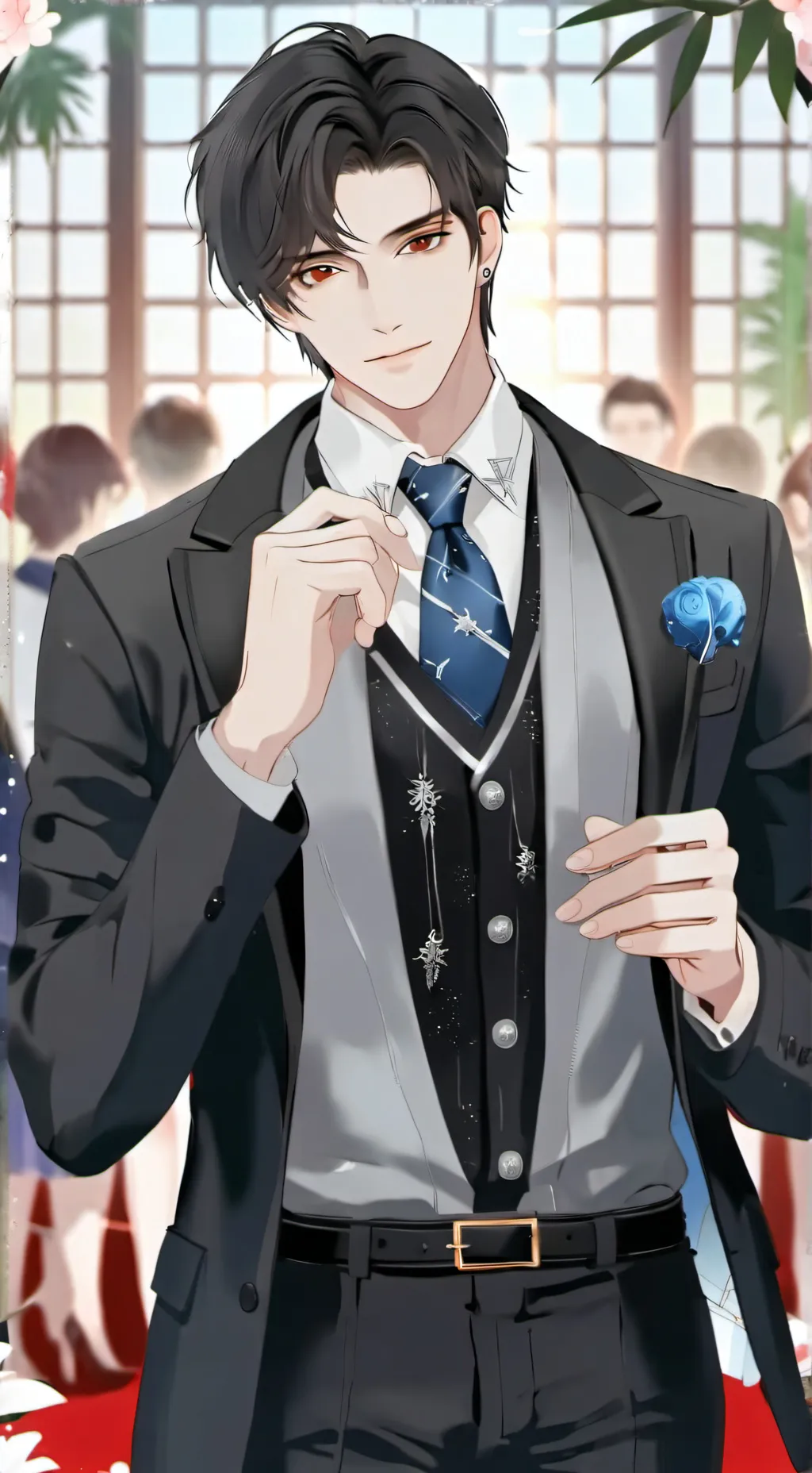 ai character: Justin background