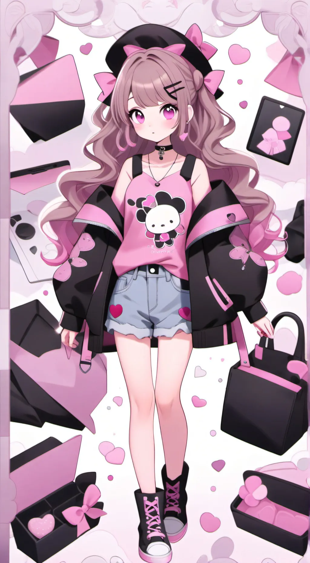 ai character: ~♡...Lulu 1#...♡~ background