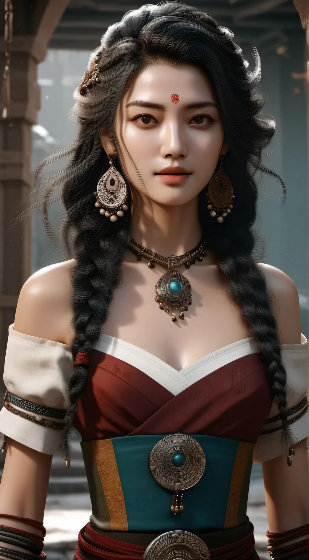 ai character: Strange school background