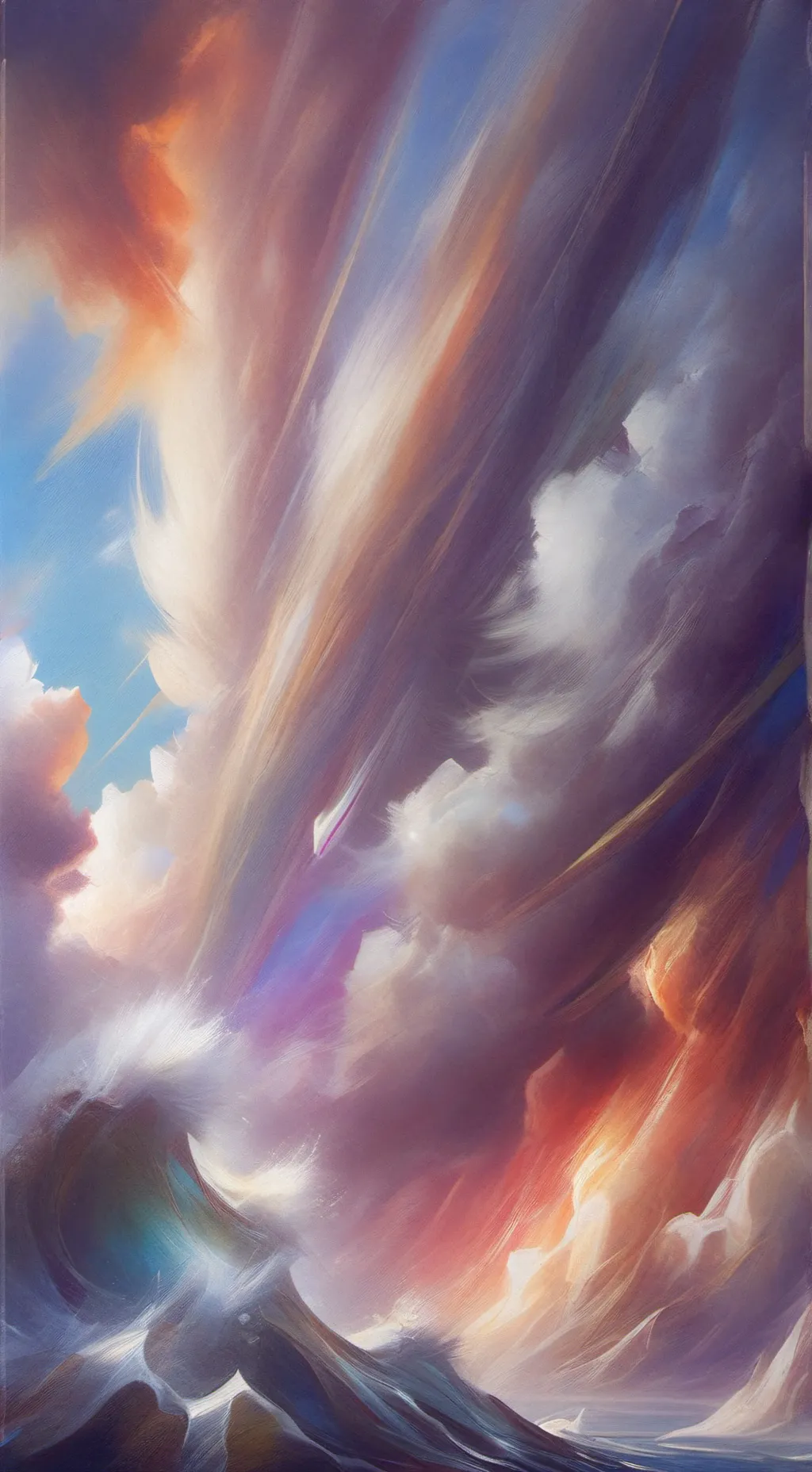 ai character: magic Island! background