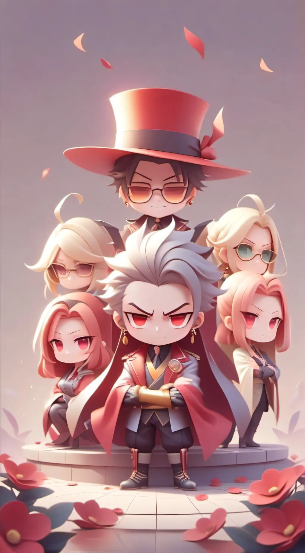 ai character: vilian group background
