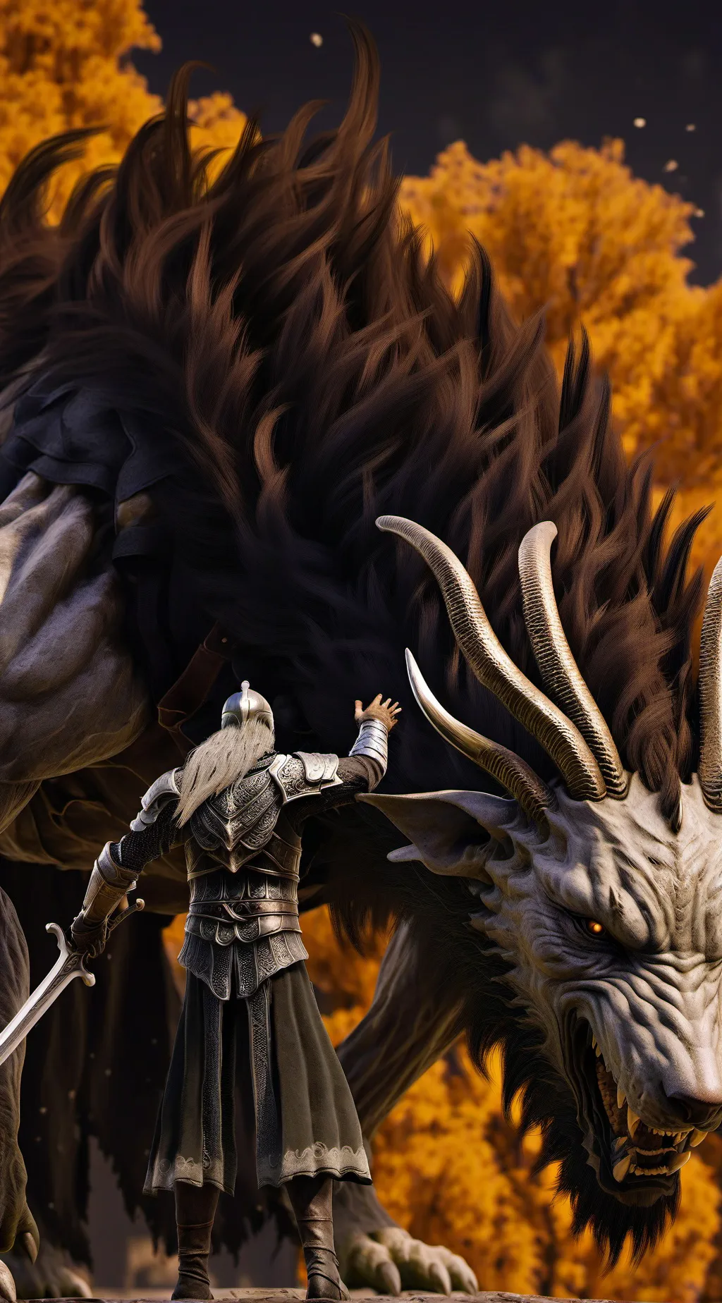 ai character: Bewilder beast background