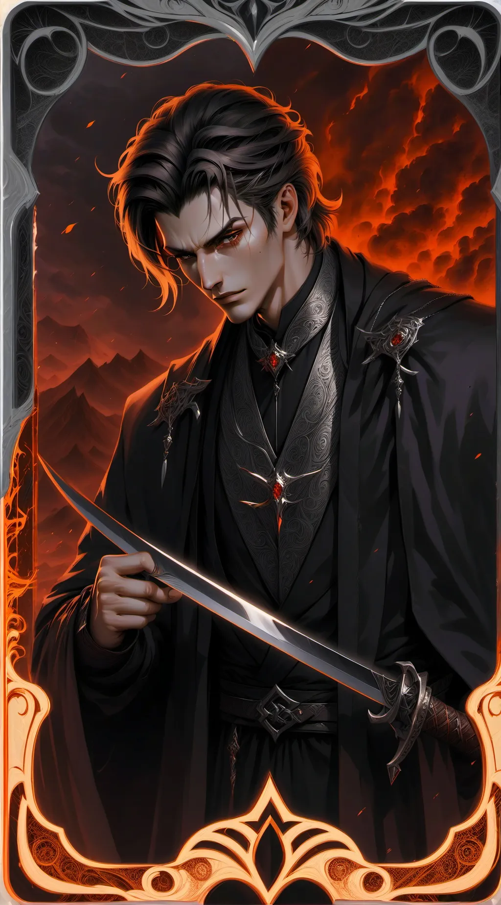 ai character: Сайрус background