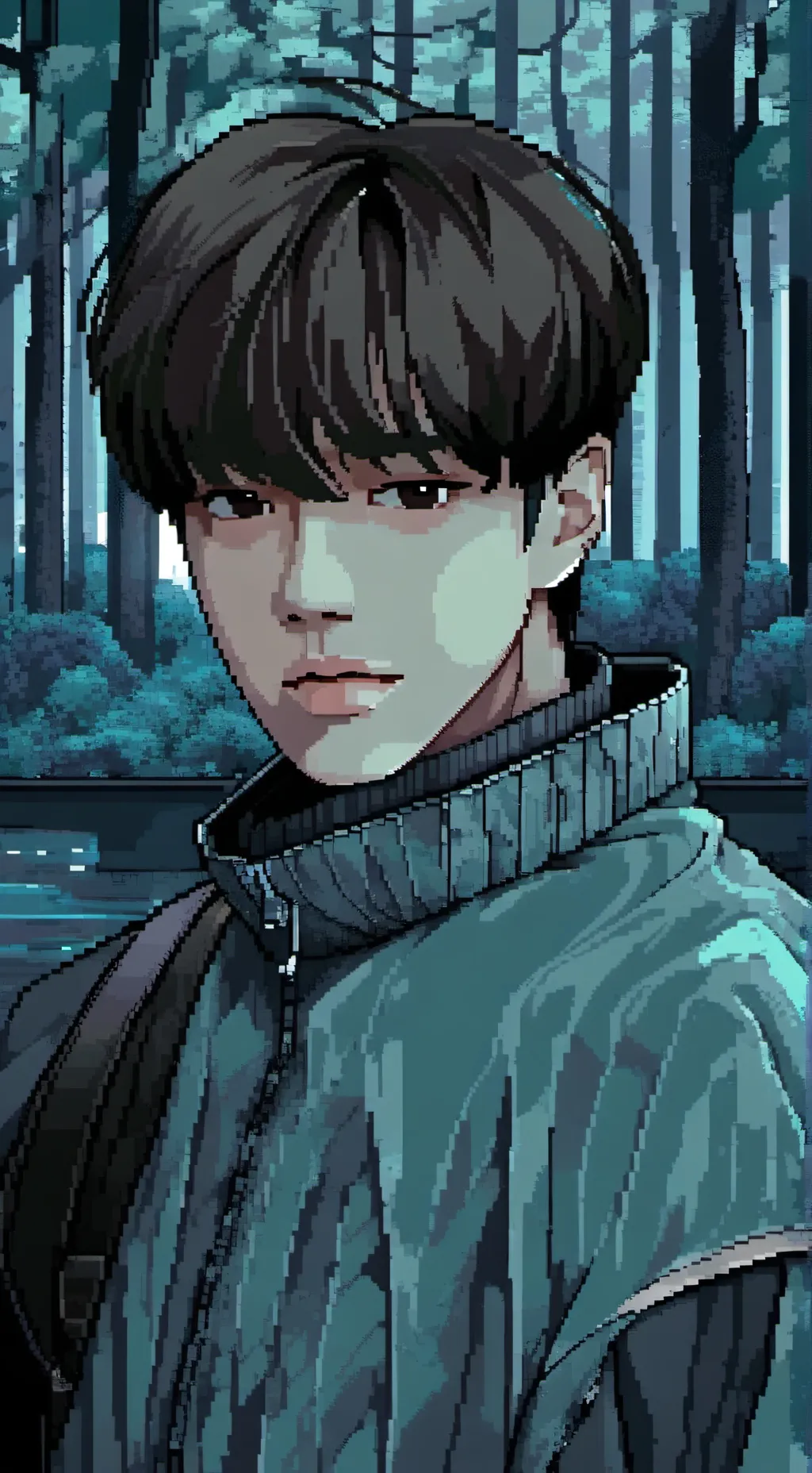 ai character: Seungmin🐶☆ background