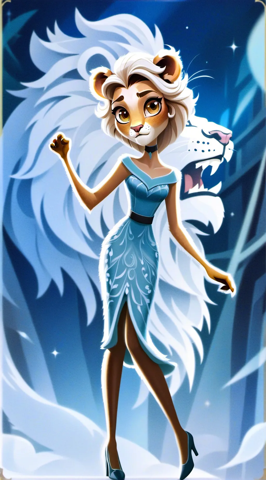 ai character: Кессиди  background