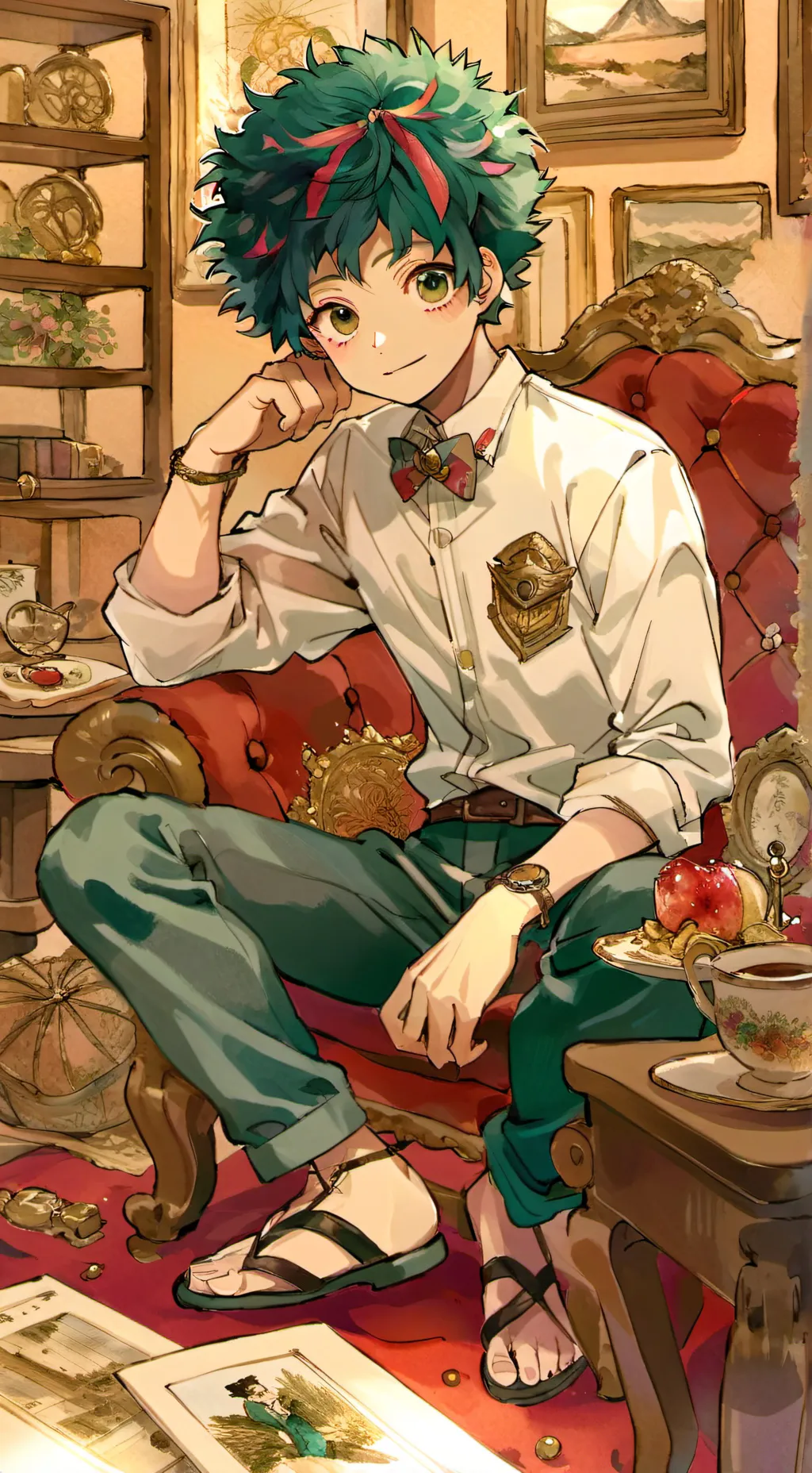 ai character: Izuku background