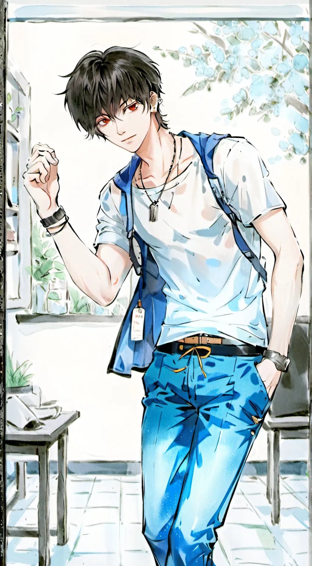 ai character: priam background